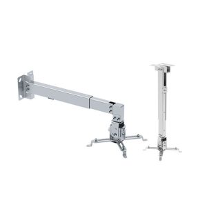 Brateck PRB-2G Universal Projector Adjustable Ceiling / Wall Mount Stable Bracket Flex for Projector up to 15kg