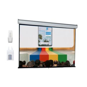 Venova Motorized Projection Screen 120" x 120"