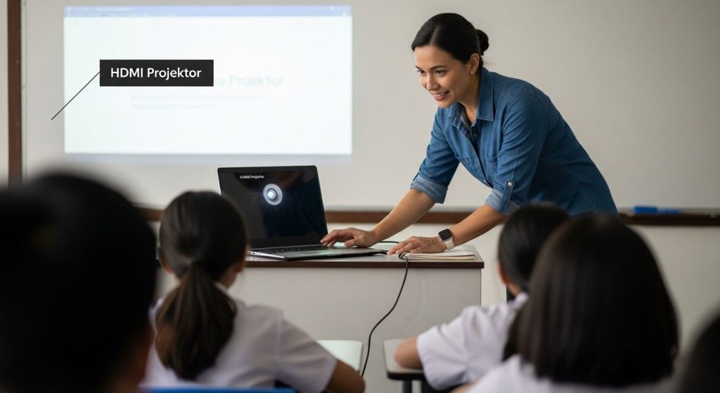 hdmi projektor bilik darjah