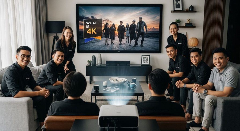 4K projector home