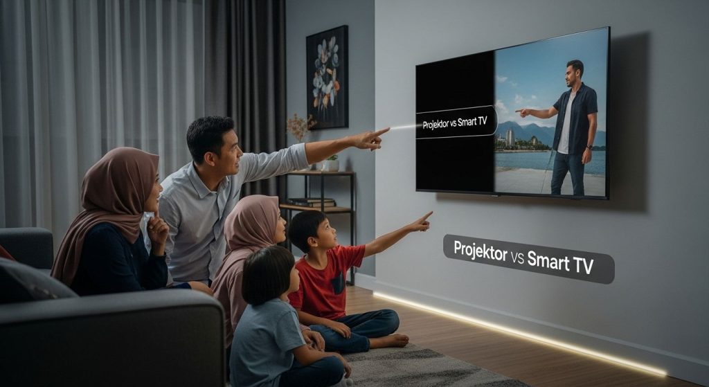 projektor vs smart tv