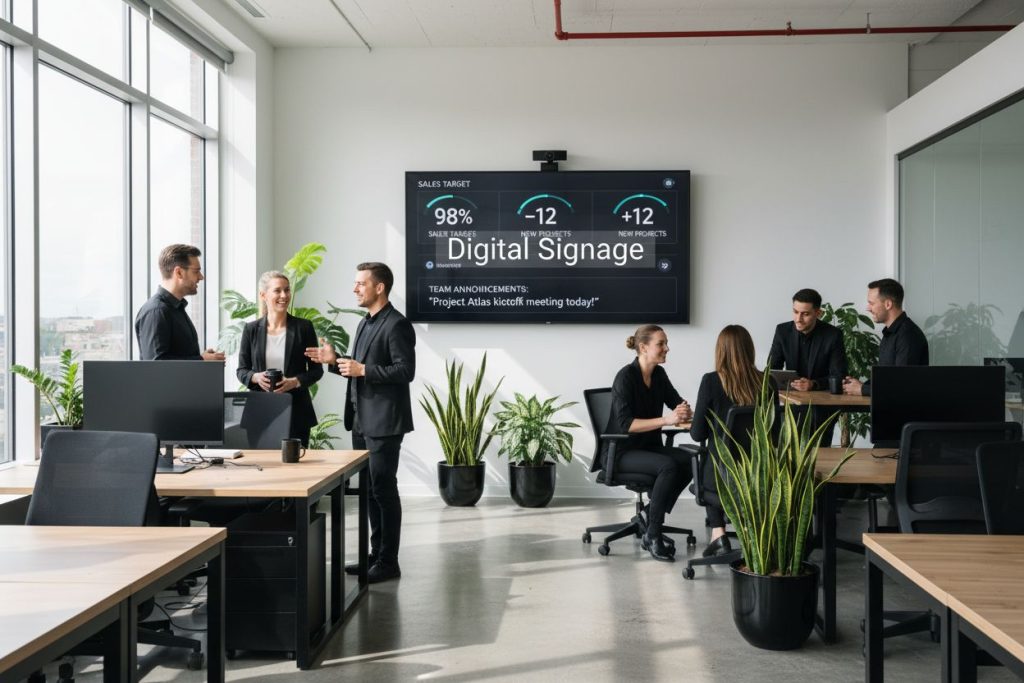 digital signage for offices