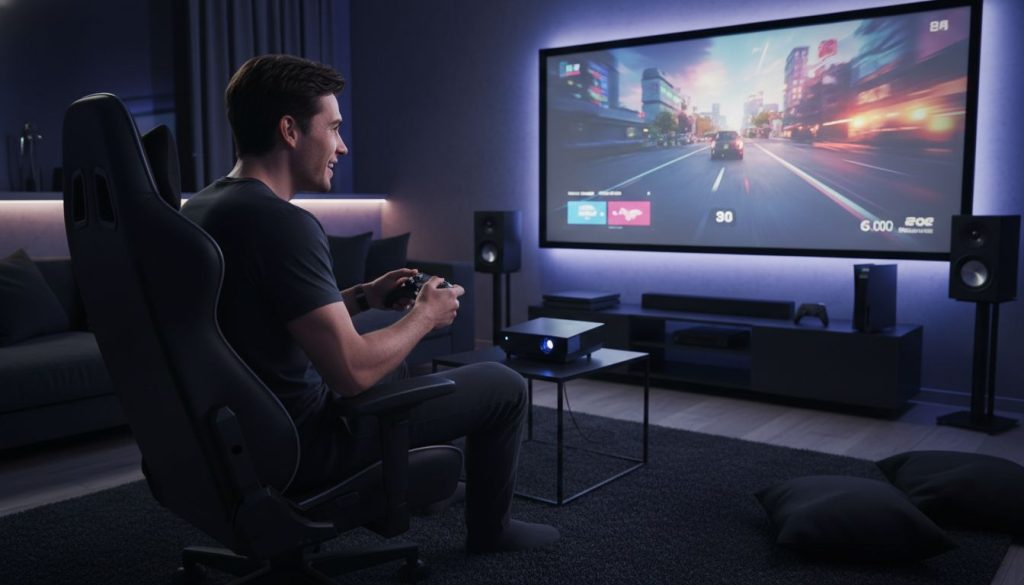 projektor gaming moden