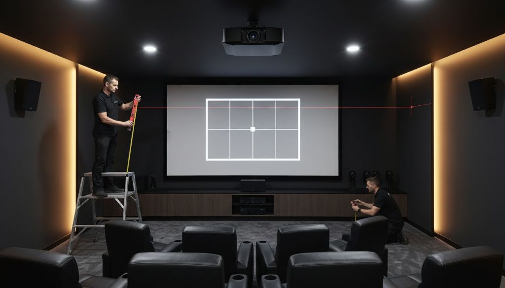 projector positioning home theater