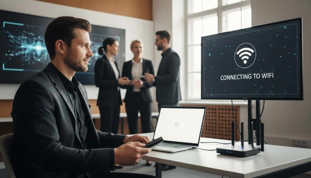 projektor sambung wifi