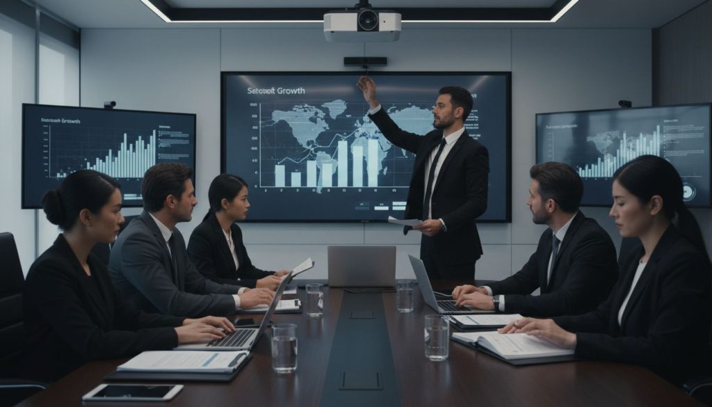 penggunaan projektor profesional