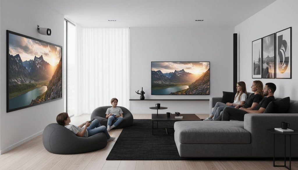 perbandingan projektor dan smart tv hero header image